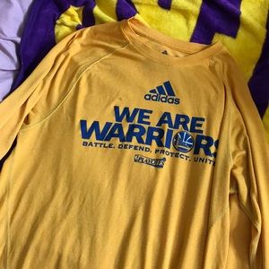 Warriors dry fit long sleeve